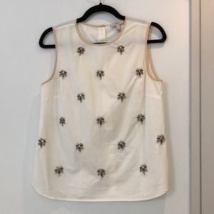 J. Crew Embellished Blouse